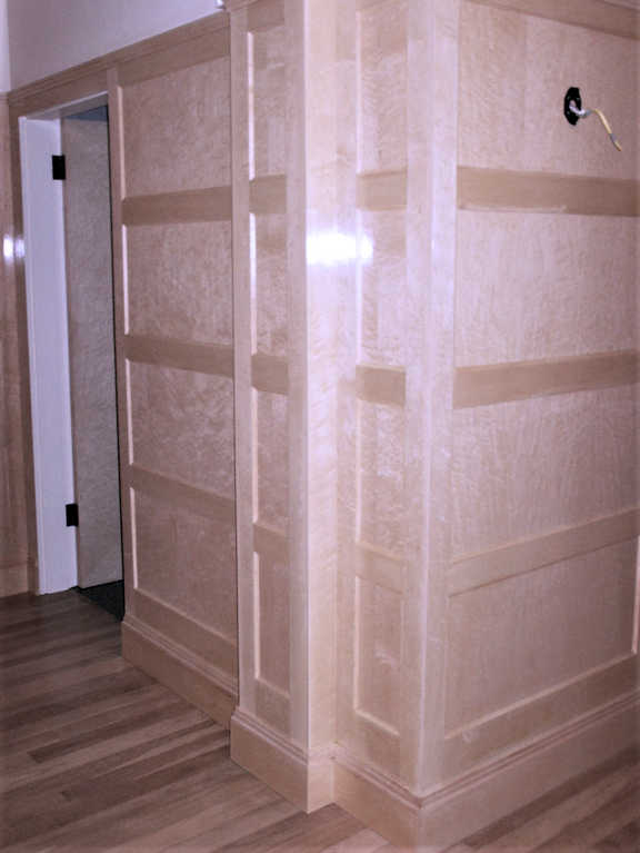 Servery wood panelling
